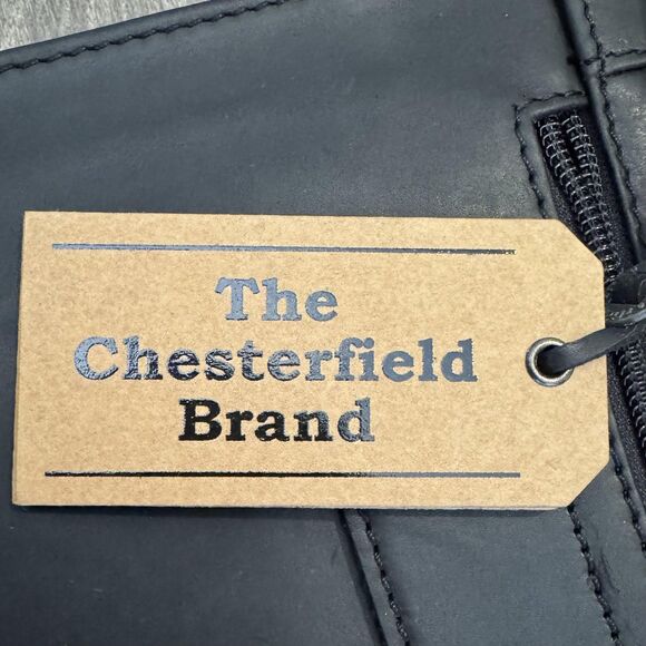 The Chesterfield Brand Joe Leather Briefcase 15.6 Laptop Bag Black Messenger - Picture 5 of 14